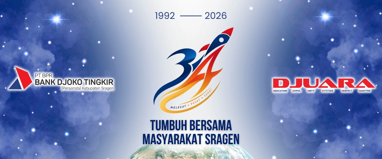 Logo HUT Ke-34 Bank Djoko Tingkir