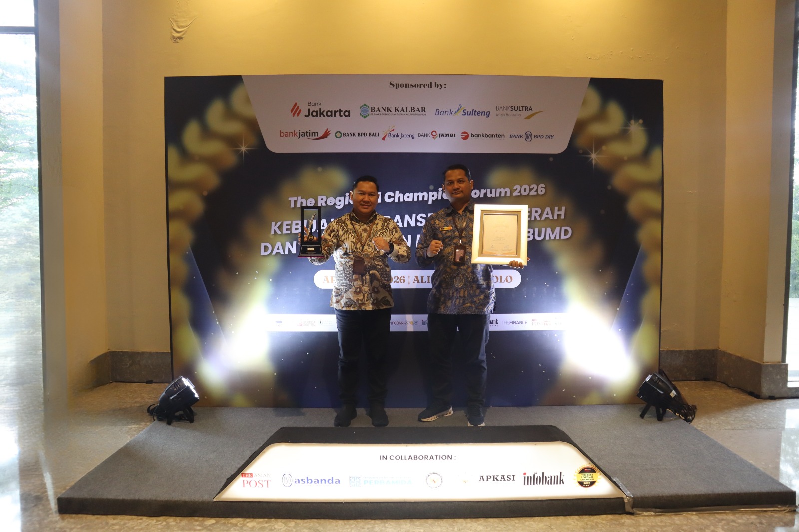 Bank Djoko Tingkir Sabet Golden Champion di Ajang The Asian Post The Best Regional Champion 2026