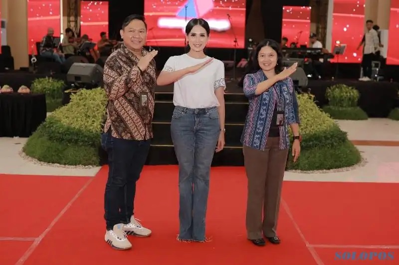 Suliyana Memeriahkan Acara Gelegar Undian Bank Djoko Tingkir Tahun 2023 Tahap 2 di Gedung SMS Sragen