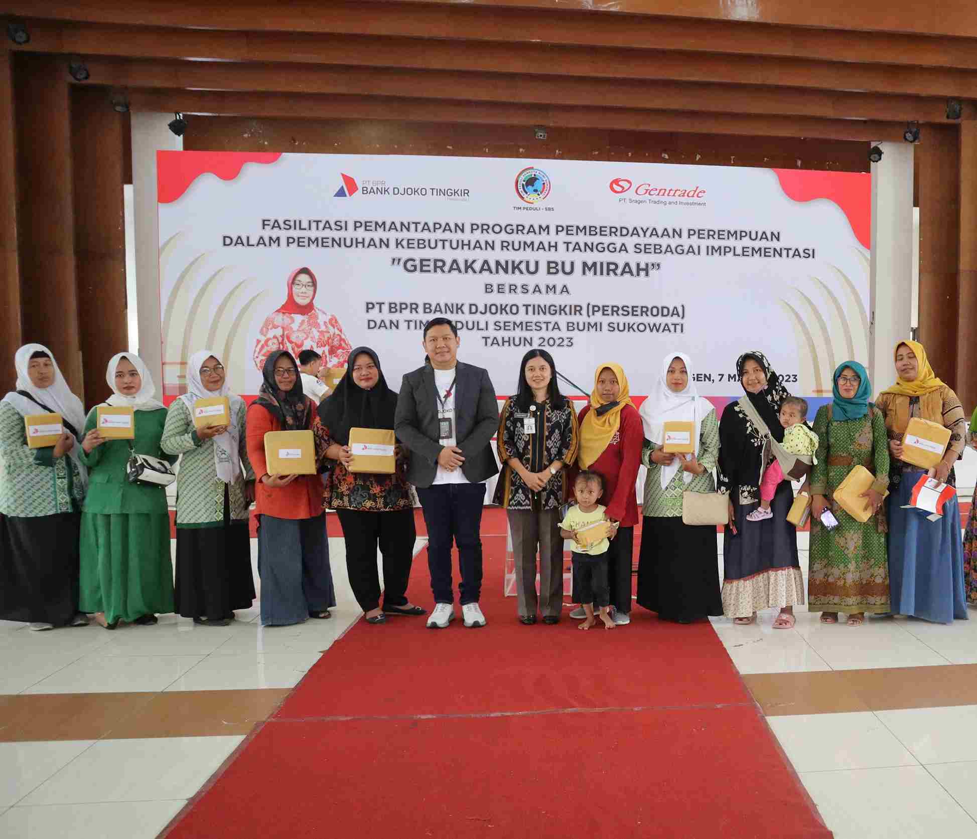 PT BPR Bank Djoko Tingkir (Perseroda) mengadakan acara Fasilitasi Pemantapan Pemberdayaan Perempuan Dalam Pemenuhan Kebutuhan Rumah Tangga sebagai Wujud "Gerakanku Bu-Mirah"